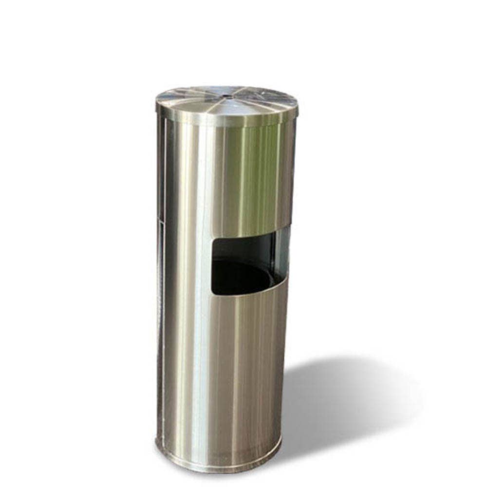 Zehn-XStainlessSteelWipeDispenserTrashCan