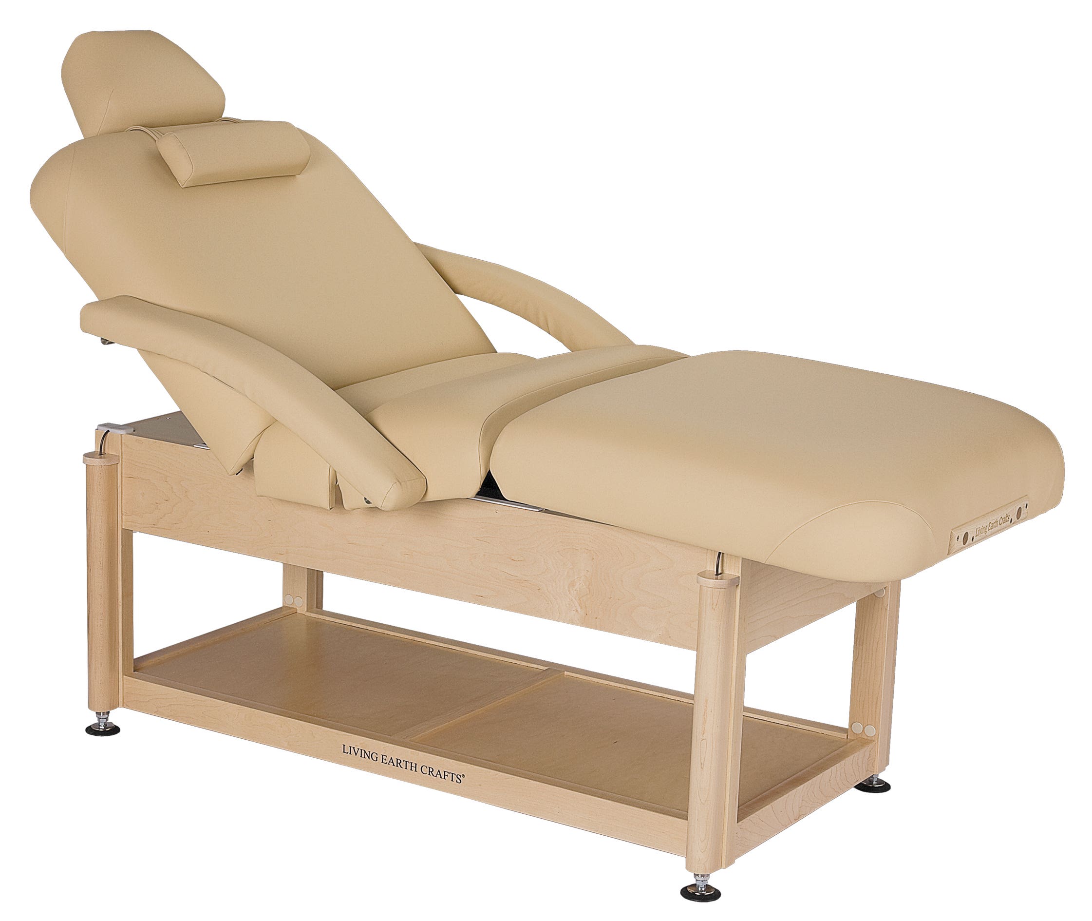 LivingEarthCrafts®Serenity™SalonTopTablewithShelfBase