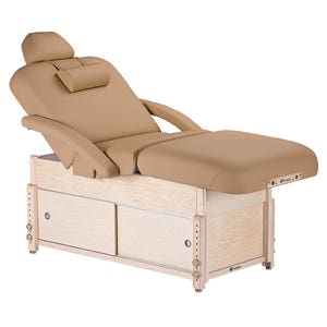 EarthLite®Sedona™PneumaticSalonTopStationaryTablewithCabinetBase