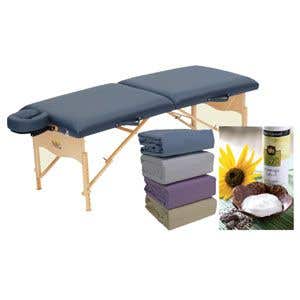 NRG®MassageEssentialsPackage-PortableMassageTable,Sheets&Lotion