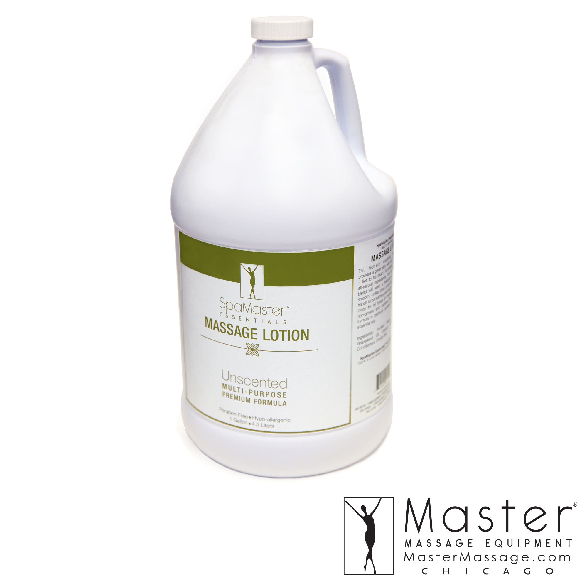 Master®MassageEquipmentUnscentedMassageLotion1Gallon