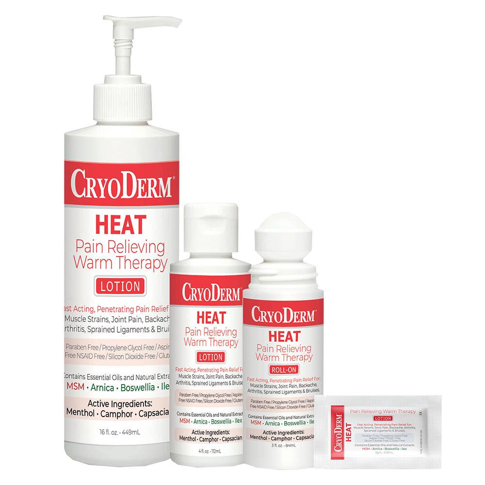 CryoDerm®HeatPainRelievingWarmingLotions&Products