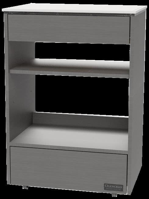 OAKWORKS®MastersCollectionHaloTrolleywith2Drawers