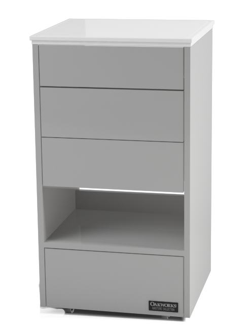 OAKWORKS®MastersCollectionHaloSlimlineTrolleywith4Drawers