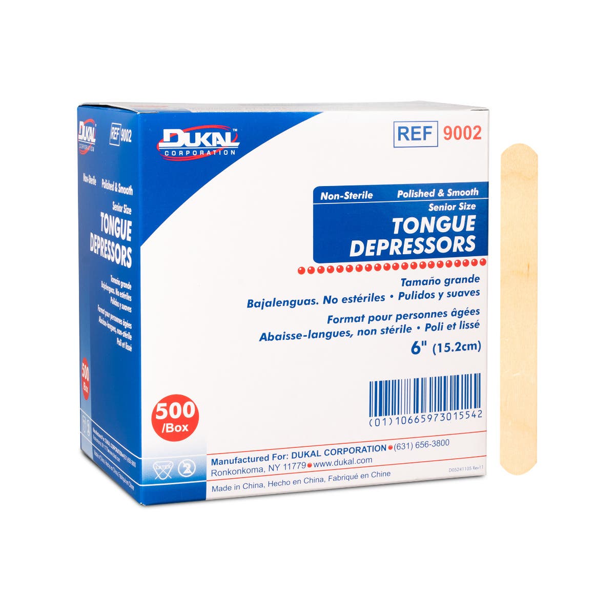 DUKAL™TongueDepressors6Non-Sterile500/Box