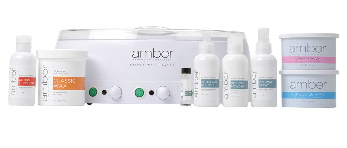 AmberDeluxeMasterDepilatoryKitwithWaxHeater