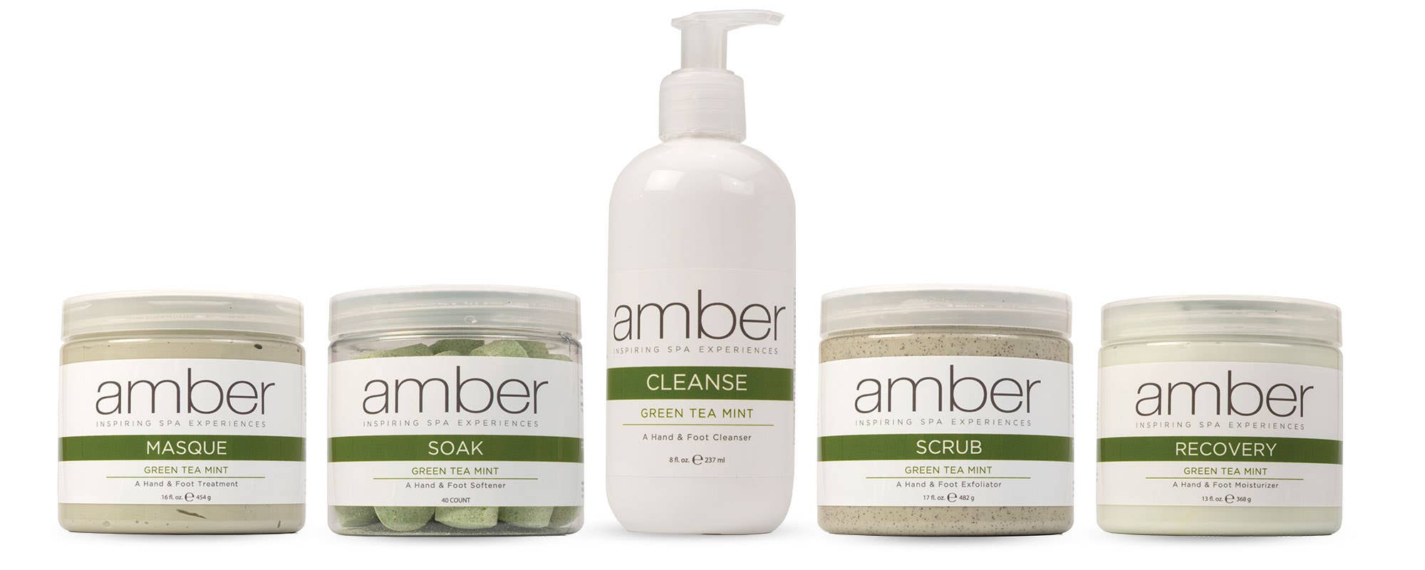AmberManicure&PedicureCollectionGreenTeaMint