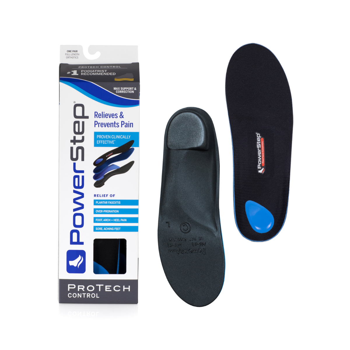 PowerStep®ProTechControlFullLengthInsole-Pair