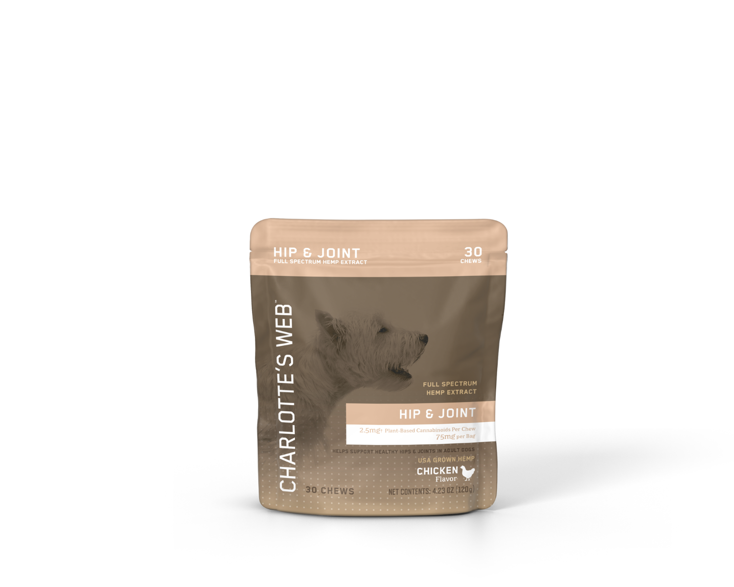 CharlottesWeb™HempExtractInfusedAdultDogChews,30Count