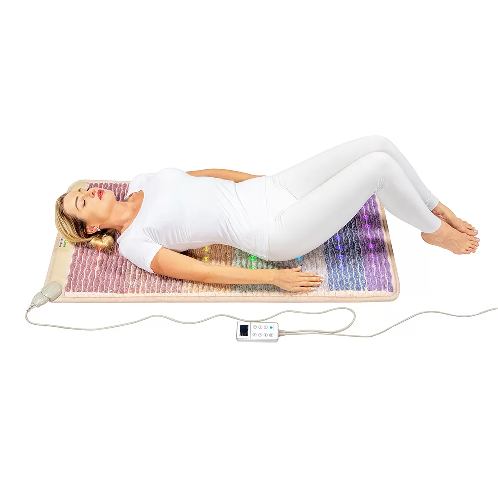 HealthyLineRainbowChakraMat™Medium5024Firm-PhotonPEMFInframatPro®3rdEdition