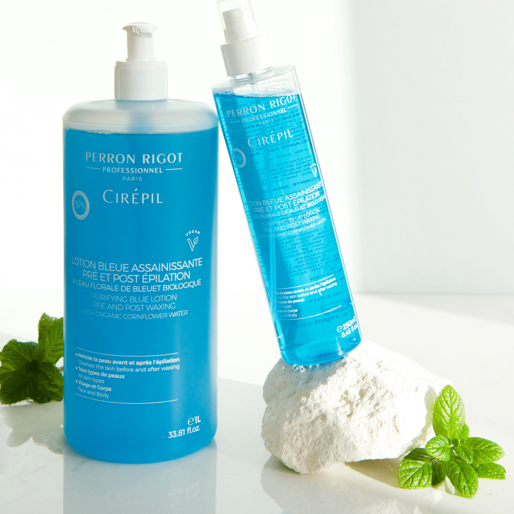 Cirépil®BlueLotionCleanser-PreandPostTreatment