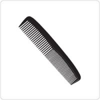 Hair Comb 5 Black Standard