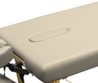 Custom Craftworks™ Crescent Face Hole with Pillow and Plug Massage Table Upgrade