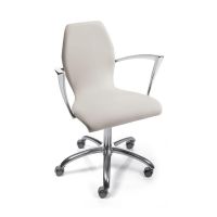 GammaBross Nike Gloss Beauty Salon Rolling Stool - Manicure Chair