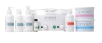 Amber Double Master Depilatory Kit with Double Wax Heater