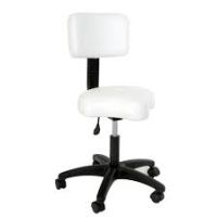 Silhouet-Tone® Contoured Air-Lift Stool With Backrest