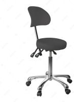 Silverfox Stool with Back, 1025B