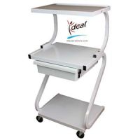 3 Shelf Trolley Plus Drawer Z Form With Electric