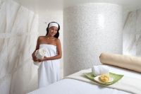 Womens Velour Wrap White, 32 Length OSFM