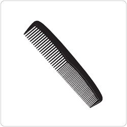 Hair Comb 5 Black Standard