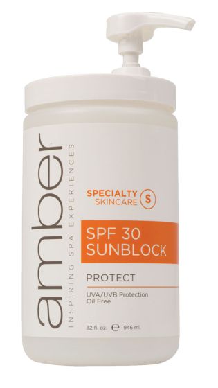 Amber SPF 30 Sunblock 32 oz.