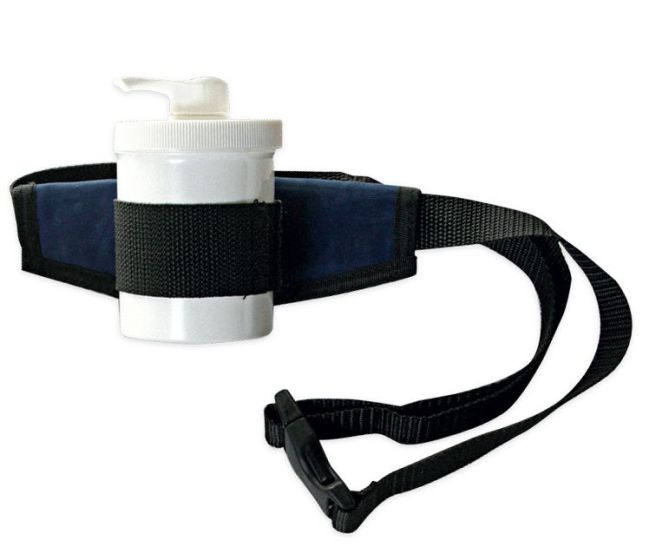 Jar Holster With Empty Jar And Twist Lock Pump