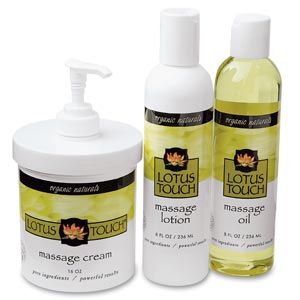 Lotus Touch Organic Naturals Massage Kit