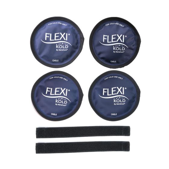 FlexiKold™ Gel Cold Pack Circles w/Straps (4PK)