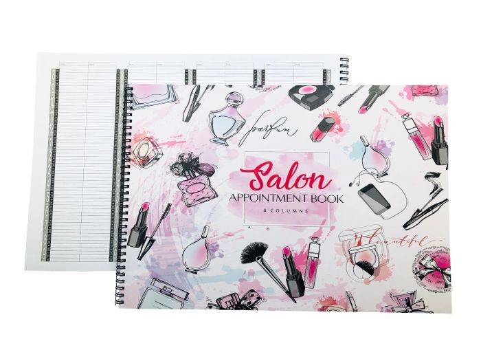 Salon Appointment Book - 8 Columns