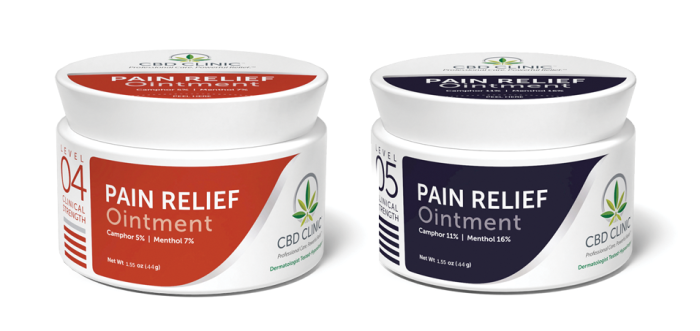 CBD CLINIC™ Clinical Strength Topical Analgesics - 44g Jars
