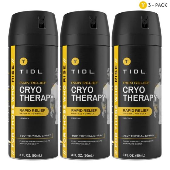 Tidl Cryotherapy Spray 3 Pk