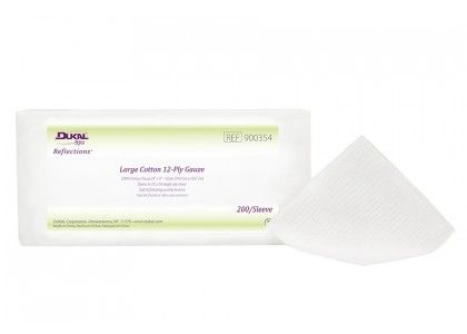 DUKAL Reflections™ Large Gauze Facial Wipes 4 x 4 200/pack