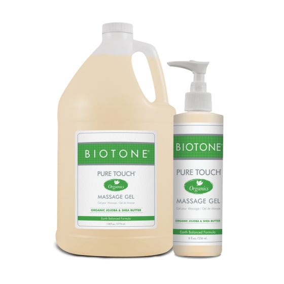 BIOTONE® Pure Touch™ Organics Massage Gel with Organic Jojoba & Shea Butter
