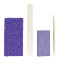 DL Professional 4-Piece Disposable Mini Pedicure Kit