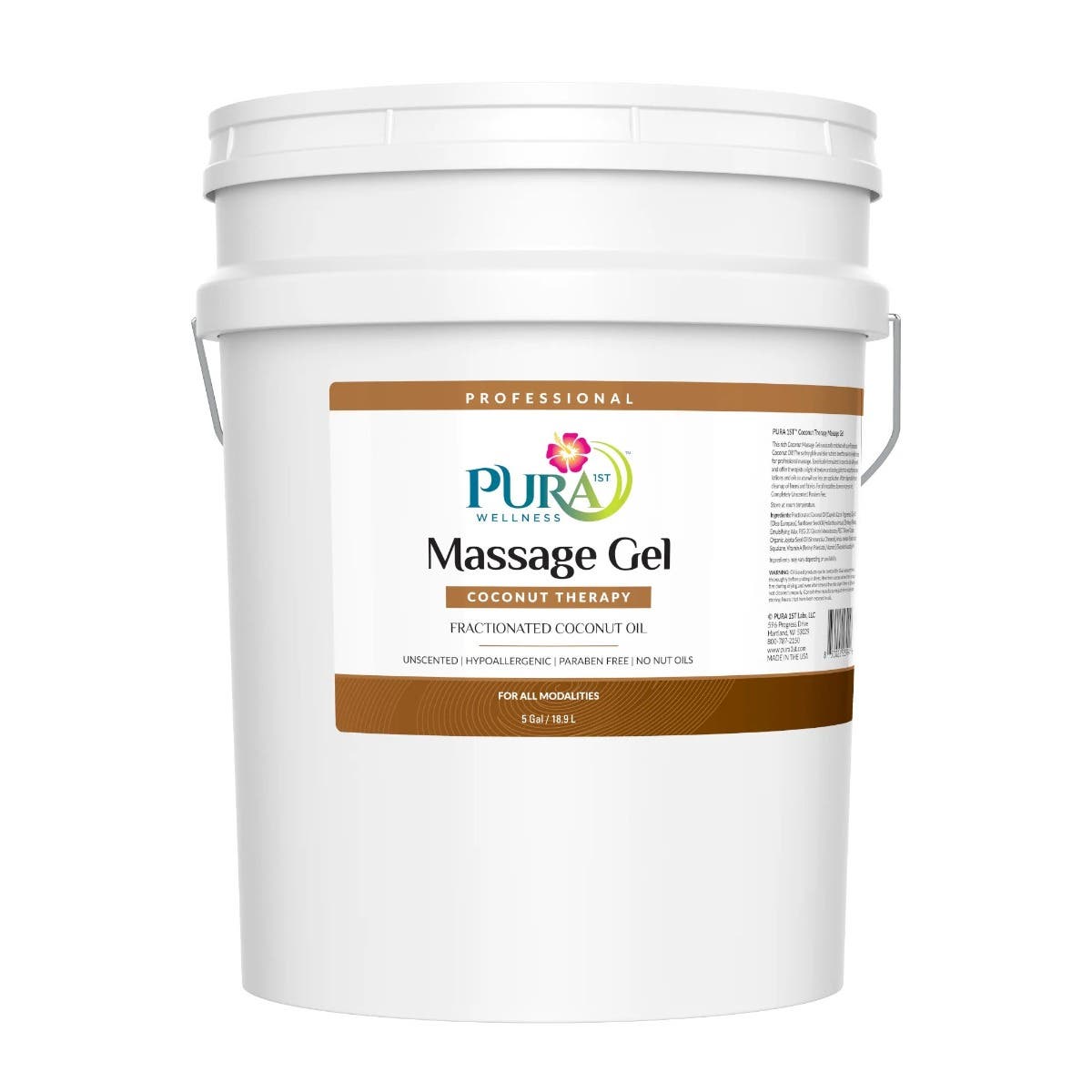 Pura1STWellness™ProfessionalCoconutTherapyMassageGel