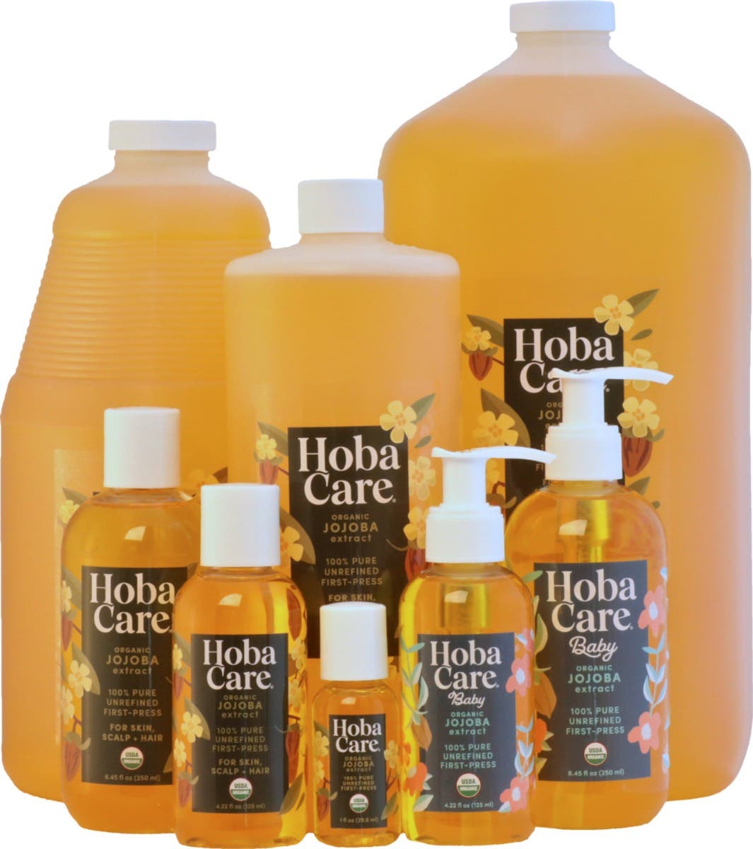 HobaCareJojobaOilUSDACertified100%OrganicJojobaOil
