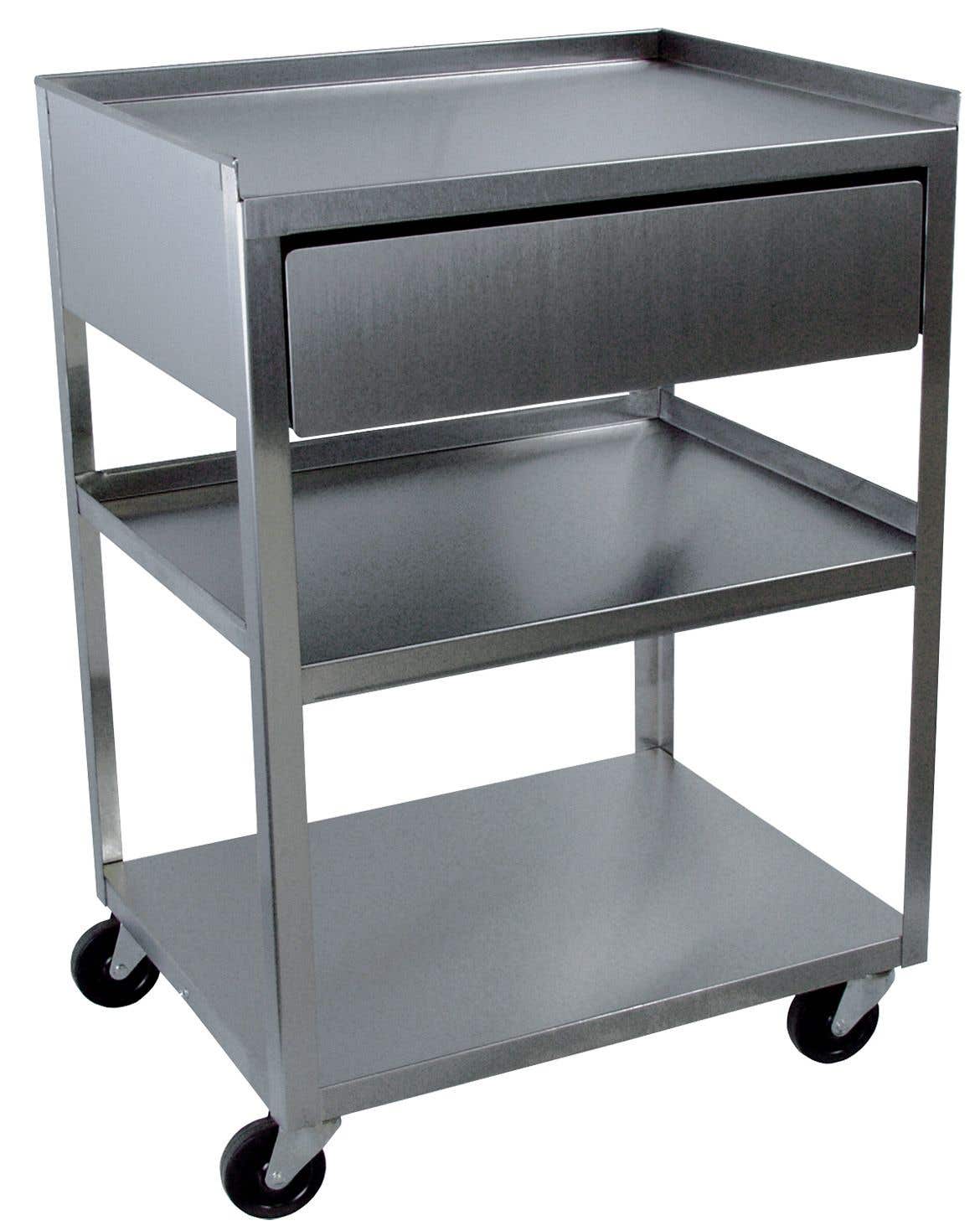 Single Locking Cabinet With Drawer