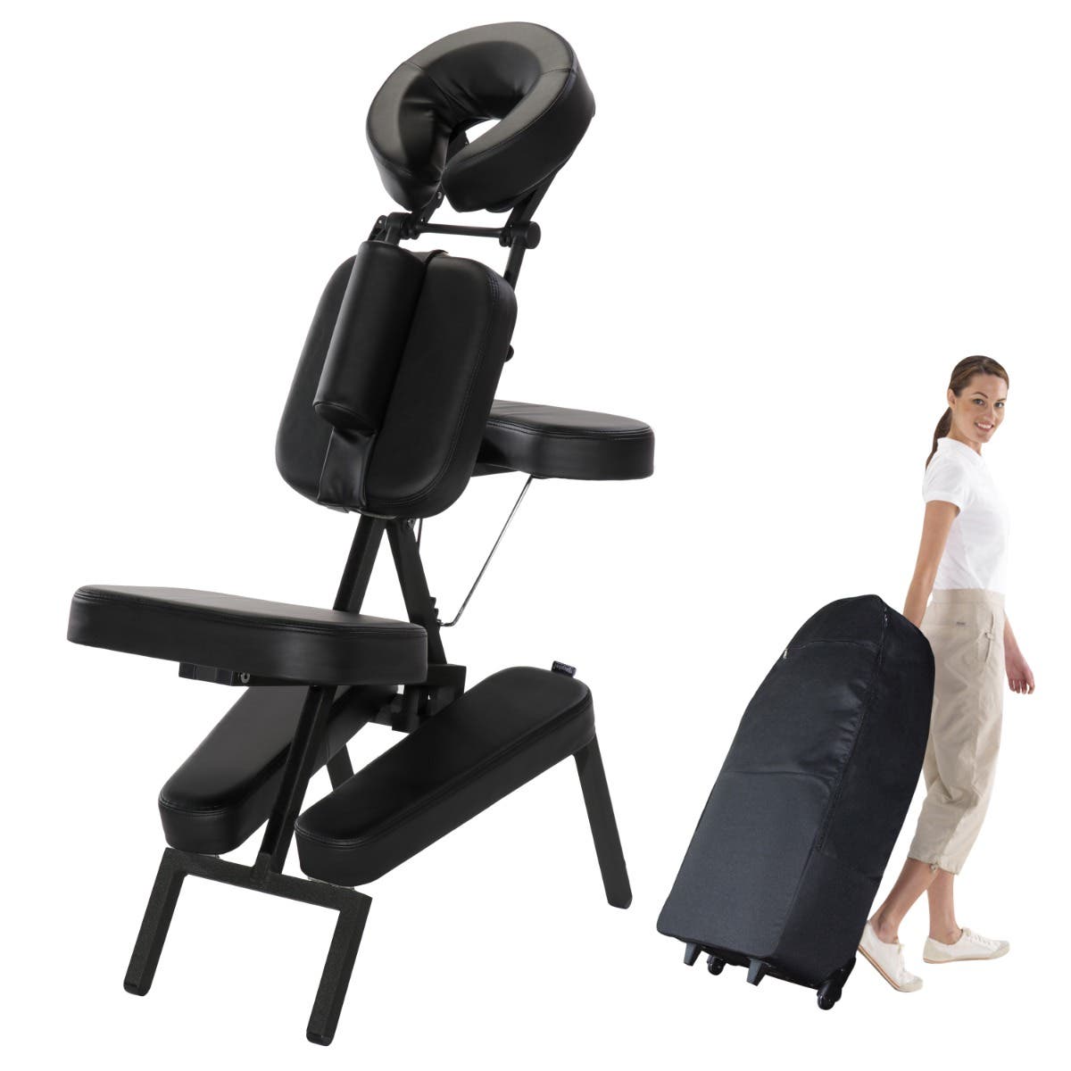 Master®MassageEquipmentHuskyApollo™XXLPortableMassageChairPackage