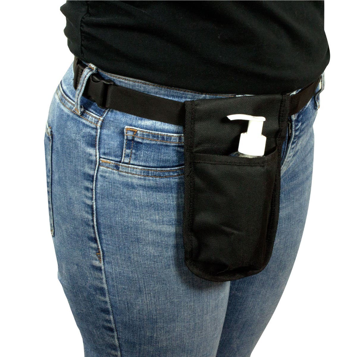 MassageLotionBottleHolsterMassageOilBottleHolster-Black